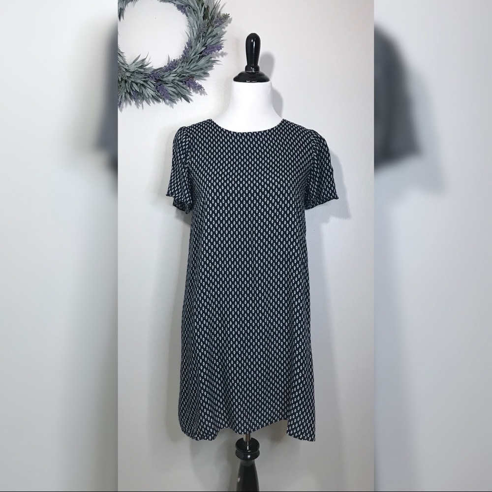 Everly Printed Short Sleeve Dress